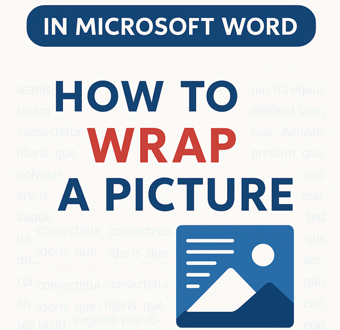 How to add a Picture with Text Wrapping in Microsoft Word - Simple Steps for Text Flow